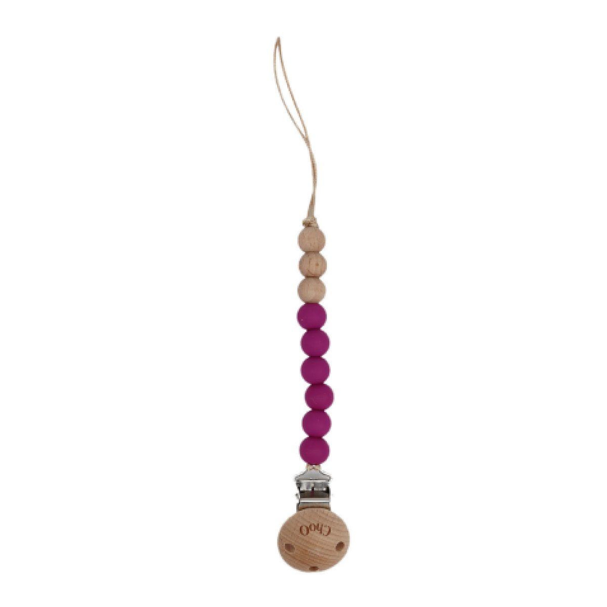 CHOO Attache sucette en perle - violet