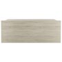 Voir la diapositive 4 : VIDAXL Tables de chevet flottantes 2 pcs Chene sonoma Bois ingenierie