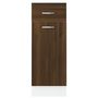 Voir la diapositive 5 : VIDAXL Armoire de plancher a tiroir  Lyon  Chene marron 30x46x81,5 cm