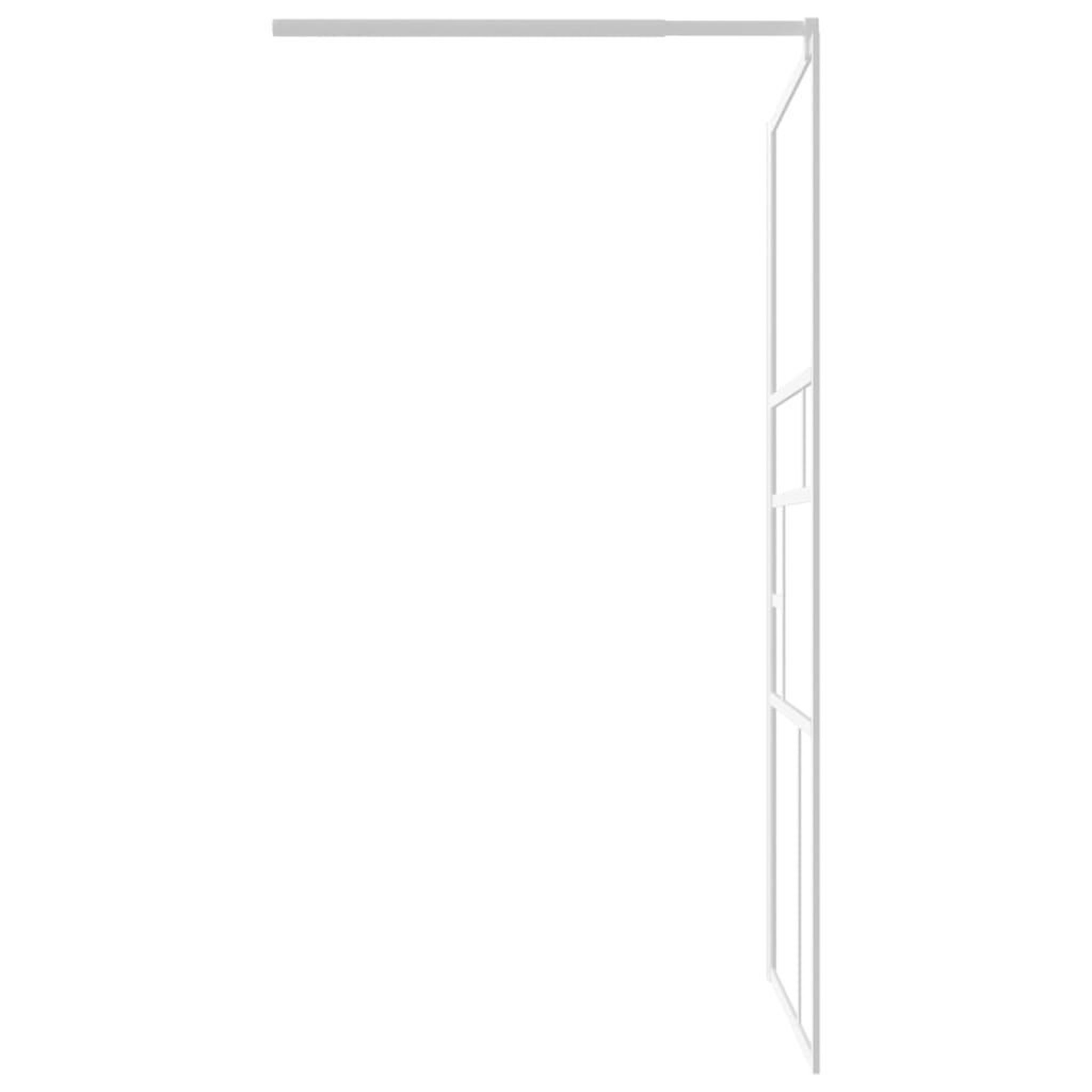 Voir la diapositive 5 : VIDAXL Paroi de douche 100x195 cm ESG Verre Blanc