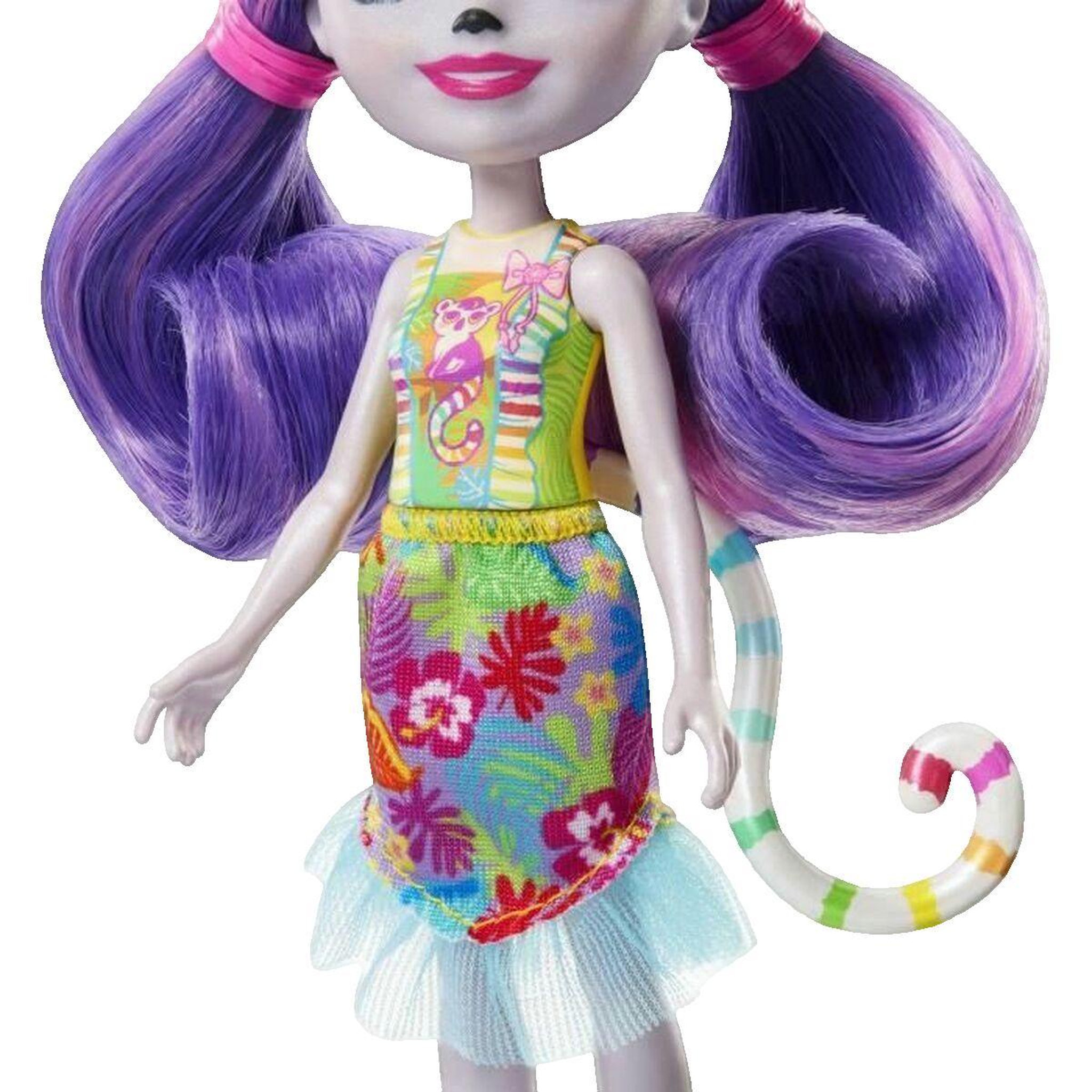 Voir la diapositive 3 : ENCHANTIMALS Poupée Enchantimals Famille Lorinda Lémur colorée
