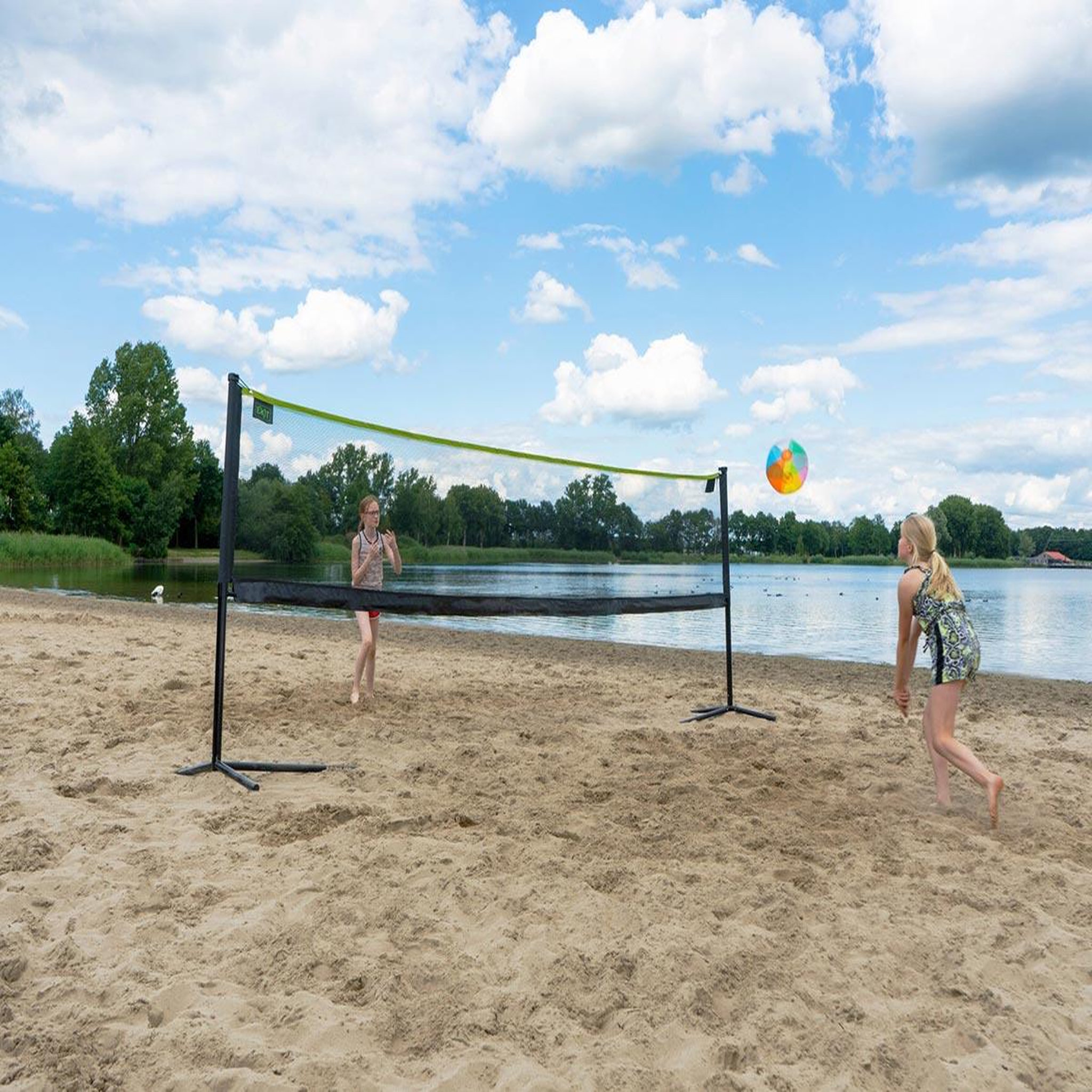 Voir la diapositive 6 : EXIT TOYS Filet de sport réglable 2,43 x 5,00 m - exit toys
