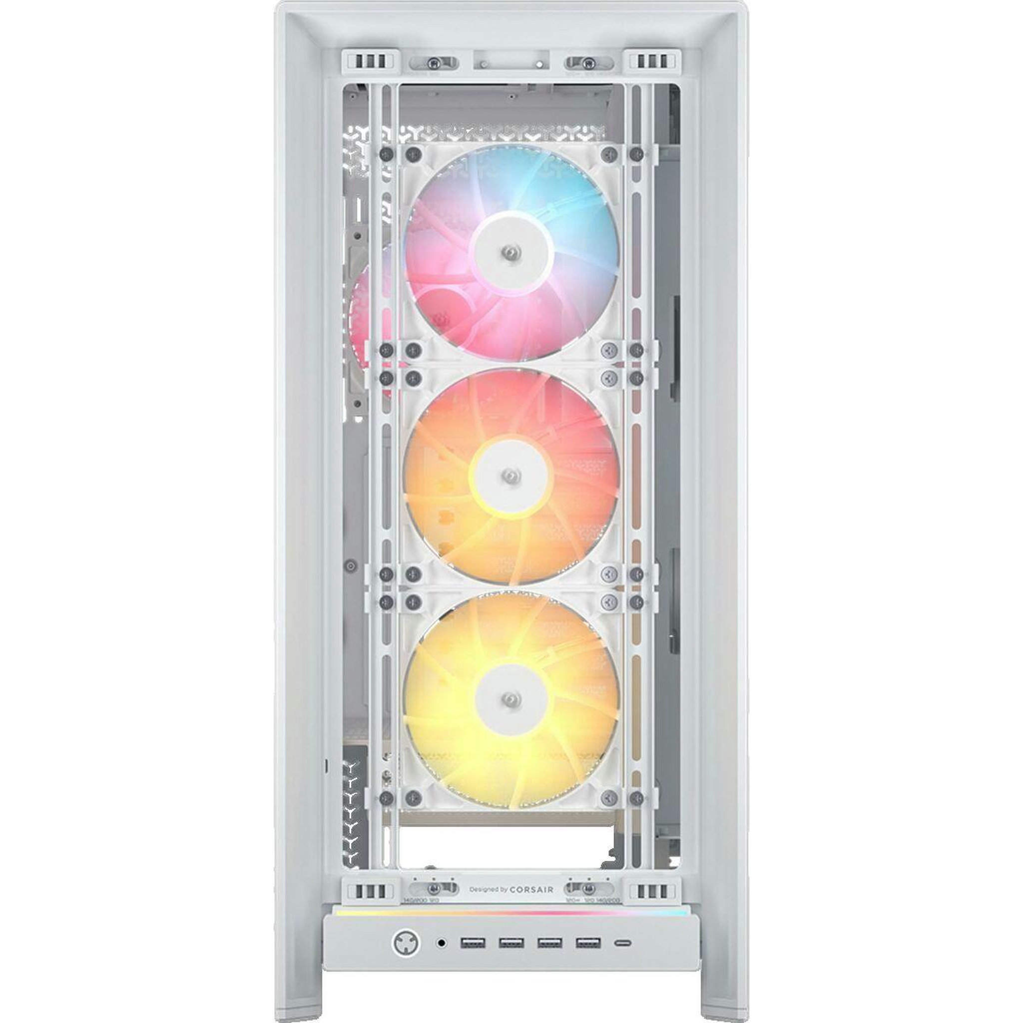 Voir la diapositive 3 : Corsair Boîtier PC Corsair FRAME 5000D RS ARGB blanc