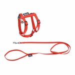 Paris Prix Harnais & Laisse pour Chat  Réfléchissant  120cm Rouge