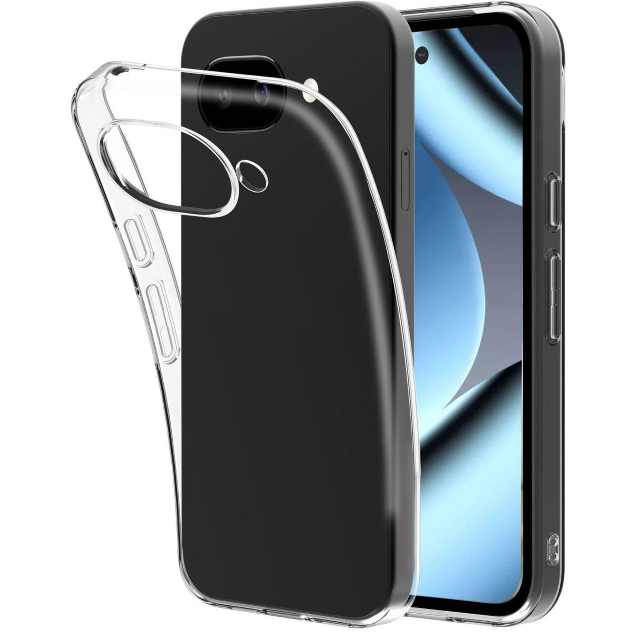 Voir la diapositive 3 : ESSENTIEL B Pack google pixel 10a coque + verre trempé
