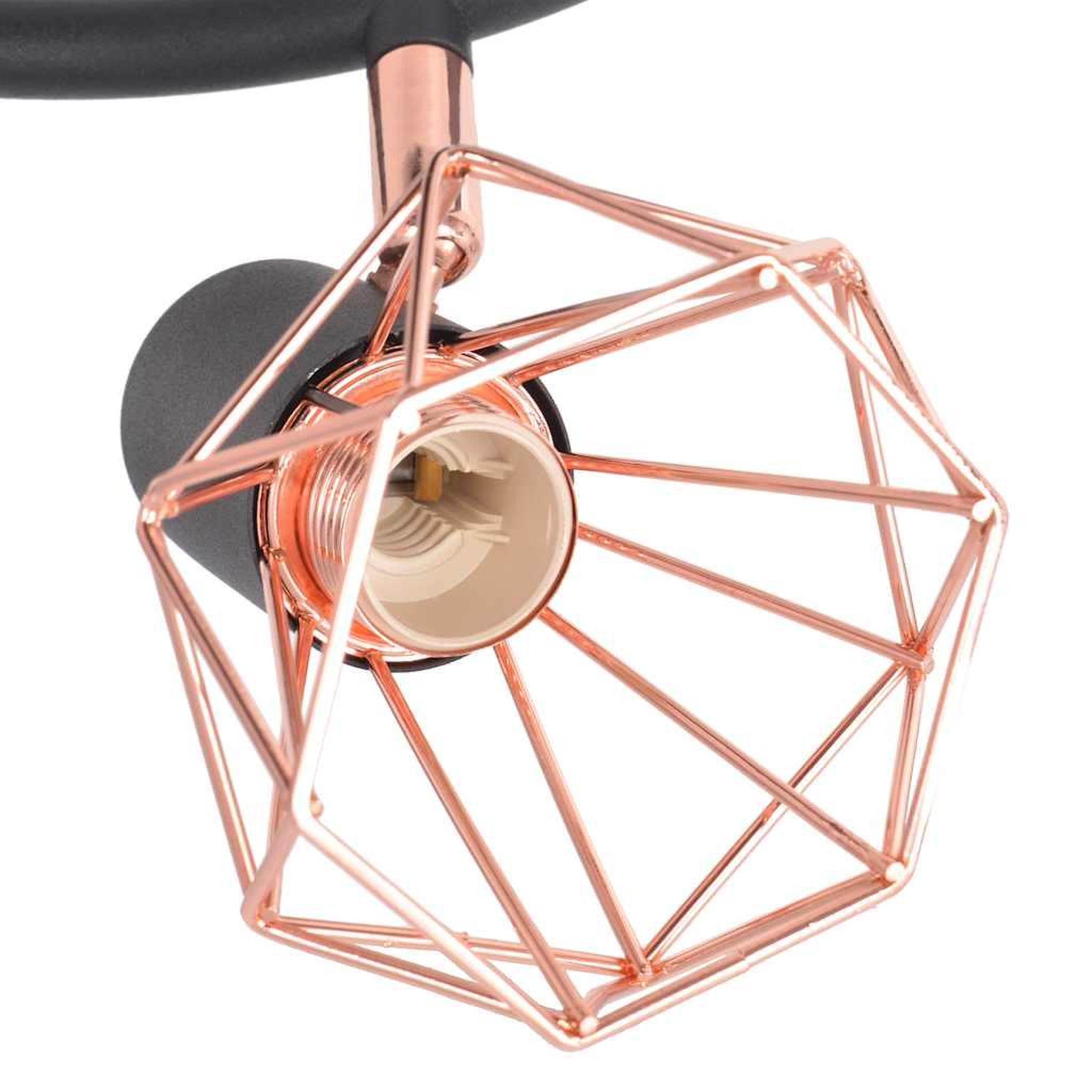 Voir la diapositive 4 : VIDAXL Plafonnier avec 3 ampoules LED a filament 12 W