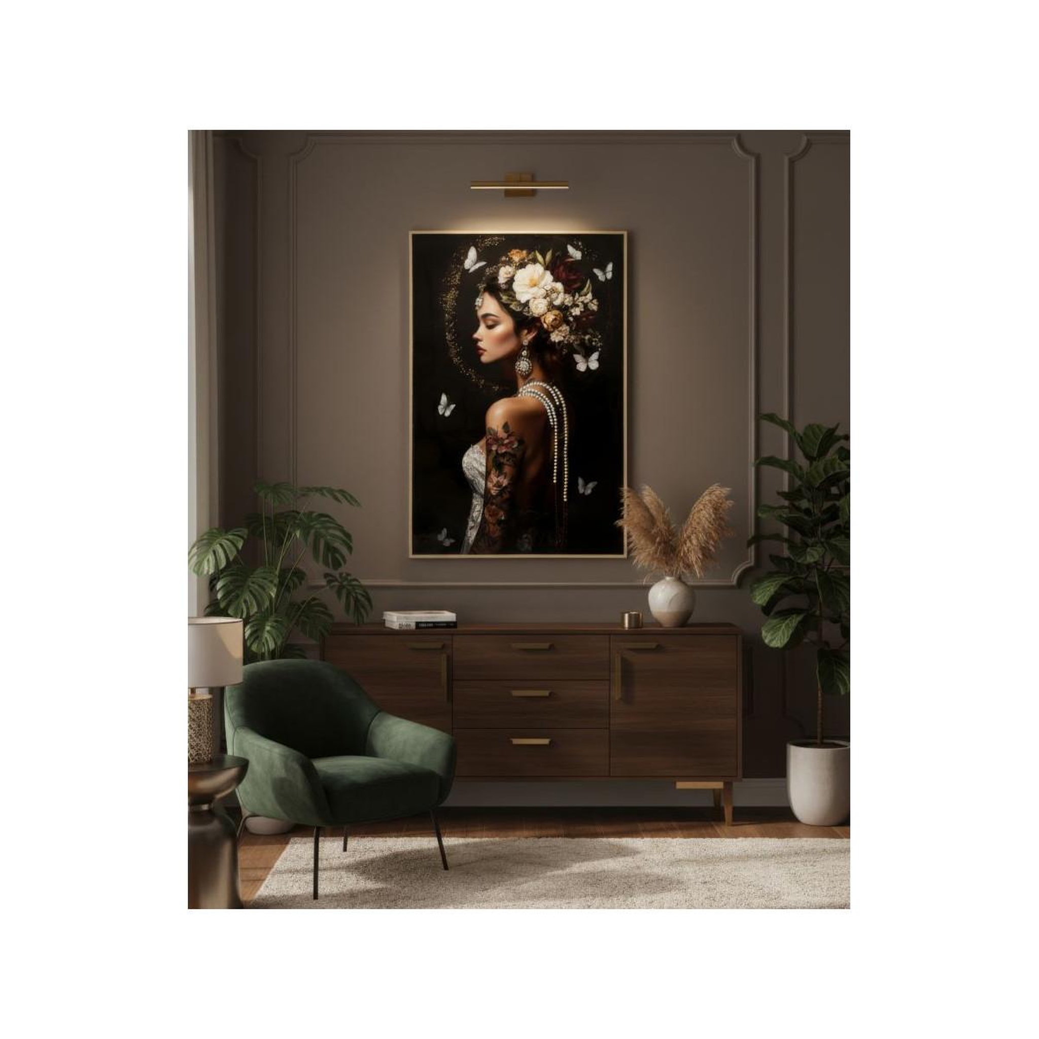 Voir la diapositive 5 : Paris Prix Tableau imprimé  persian ii  62x92cm multicolore