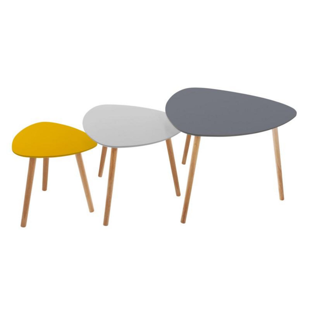 ATMOSPHERA Lot de 3 tables Gigognes break Miléo Atmosphera