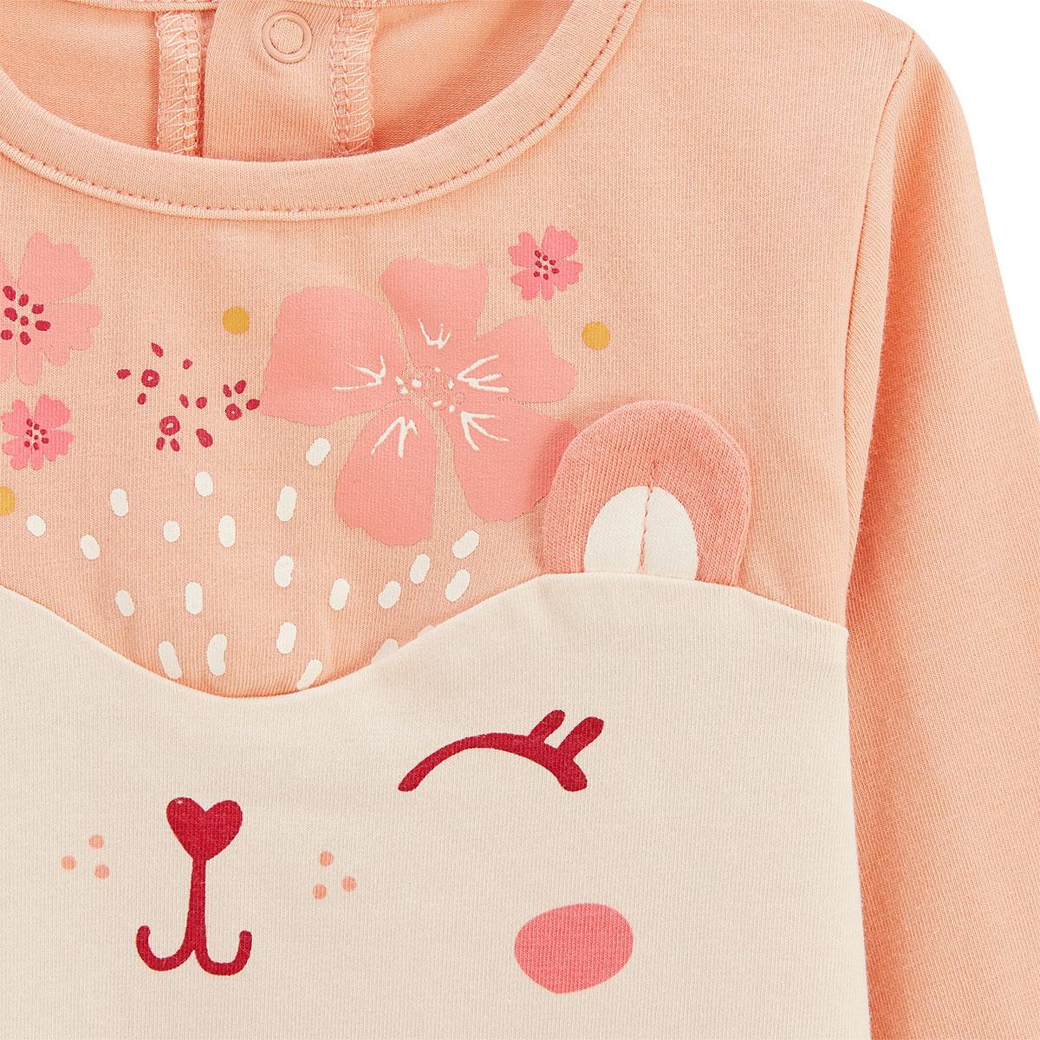 Voir la diapositive 2 : Petit Béguin Pyjama enfant 2 pièces à pieds retroussables santa giulia