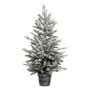 Voir la diapositive 1 : ATMOSPHERA Sapin de Noël artificiel Frosty en pot - H. 100 cm - Blanc