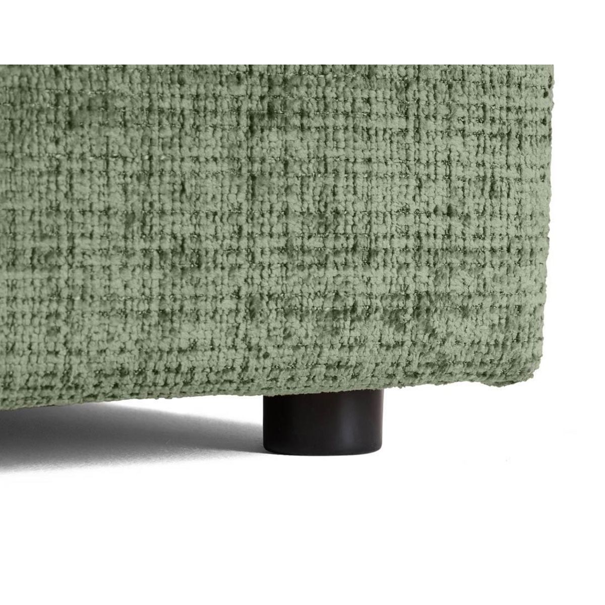 LISA DESIGN Collins - canapé droit 4 places avec double méridienne - assise profonde - en velours texturé