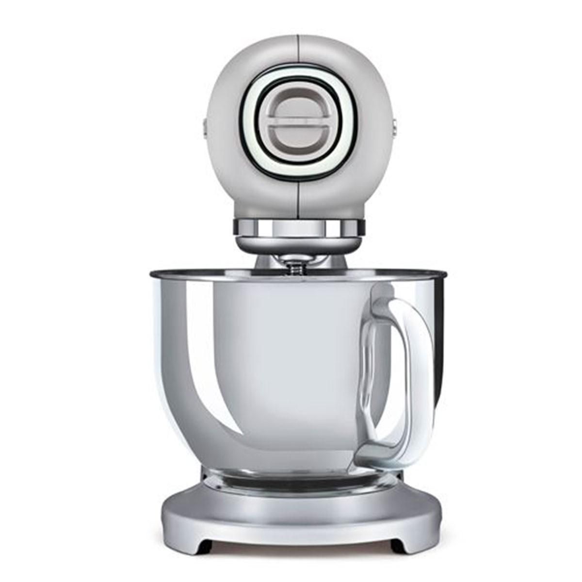 SMEG Robot pétrin sur socle 4,8l 800w gris métal - smf02sveu