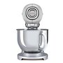 Voir la diapositive 3 : SMEG Robot pétrin sur socle 4,8l 800w gris métal - smf02sveu