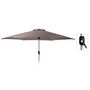 Voir la diapositive 1 : ProGarden ProGarden Parasol de jardin Mardi 270 cm taupe