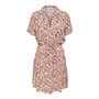 Voir la diapositive 1 : JACQUELINE DE YONG Robe Blanche/Orange à fleurs Femme JDY Starr