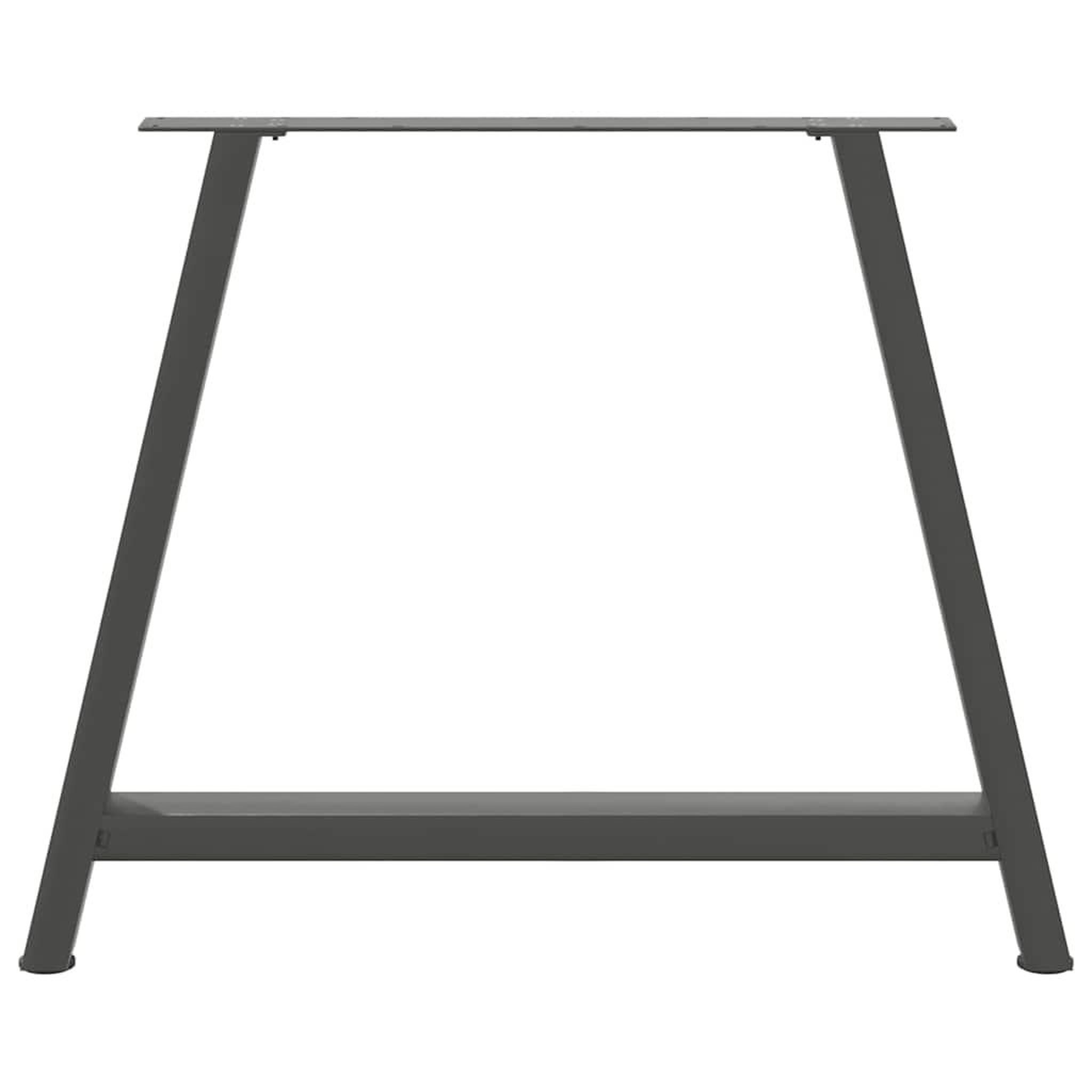 Voir la diapositive 5 : VIDAXL Pieds de table basse forme de A 2 pcs anthracite 90x(72-73) cm