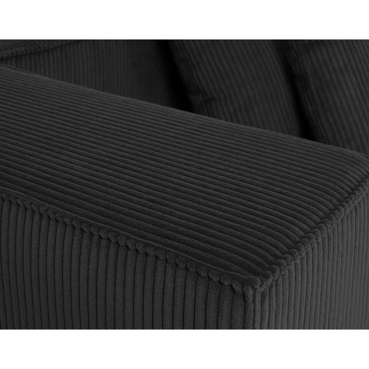 LISA DESIGN Colombine - canapé modulable droit - 3 places - en velours côtelé