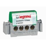 Legrand Bornier terre vert 4 borne 16mm²