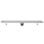 Voir la diapositive 4 : VIDAXL Drain de douche lineaire 2 pc 930 x 140 mm Acier inoxydable