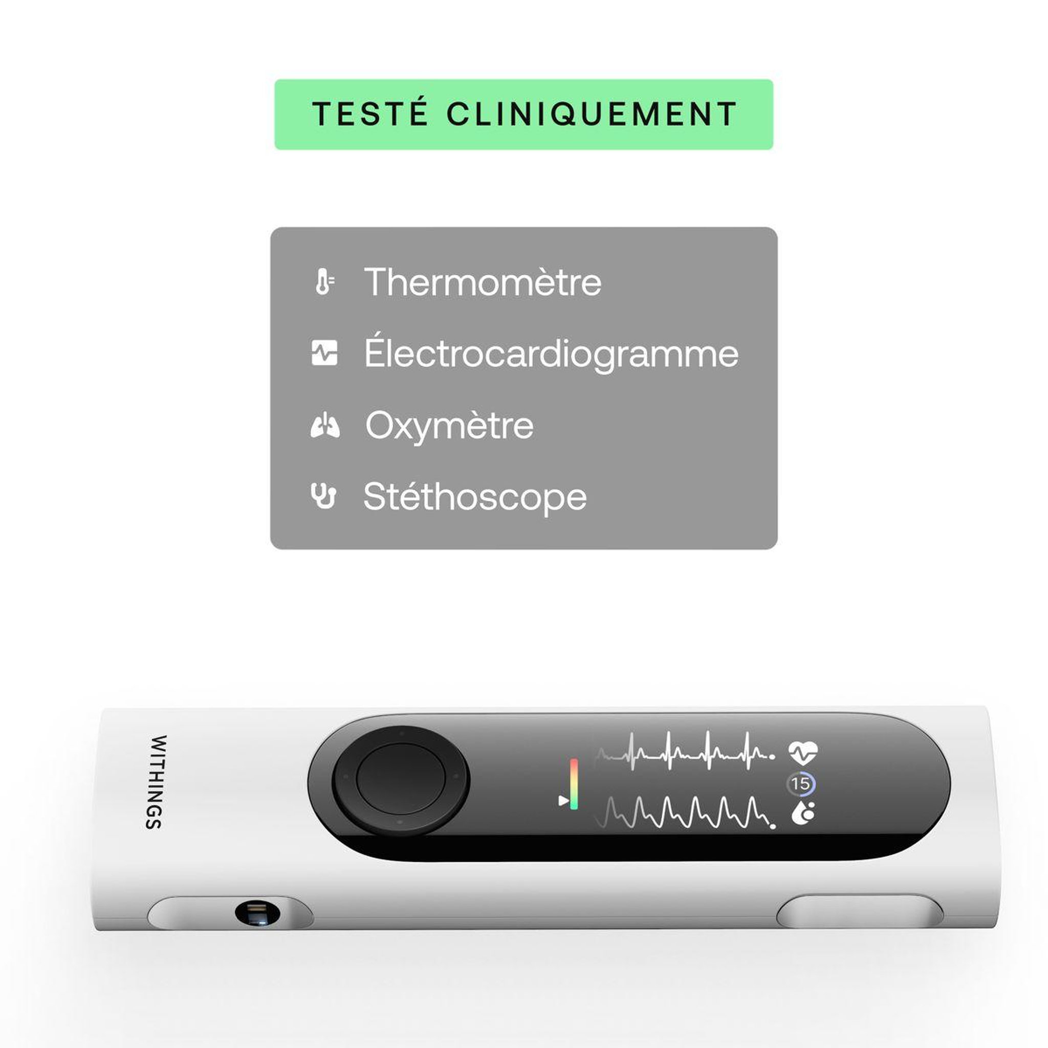 Voir la diapositive 3 : WITHINGS Thermomètre BeamO