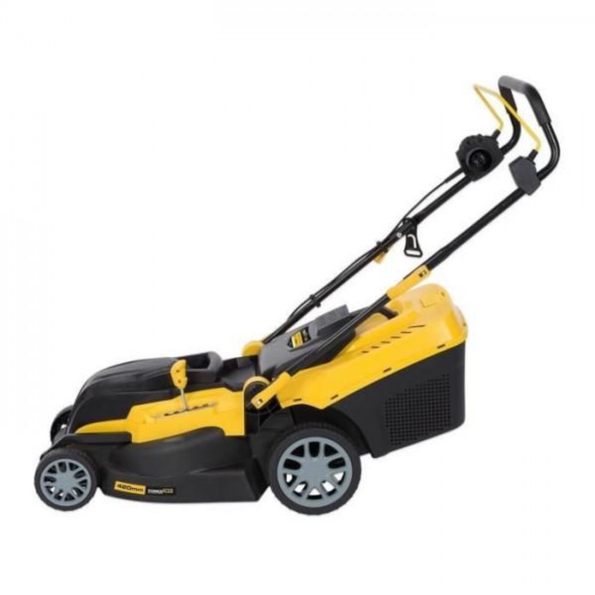 Voir la diapositive 3 : POWERPLUS Tondeuse a Gazon   Gazon Électrique POWERPLUS POWXG6281 - 2000W, 420mm Ø, Ramassage, Mulching, Éjection Arriere