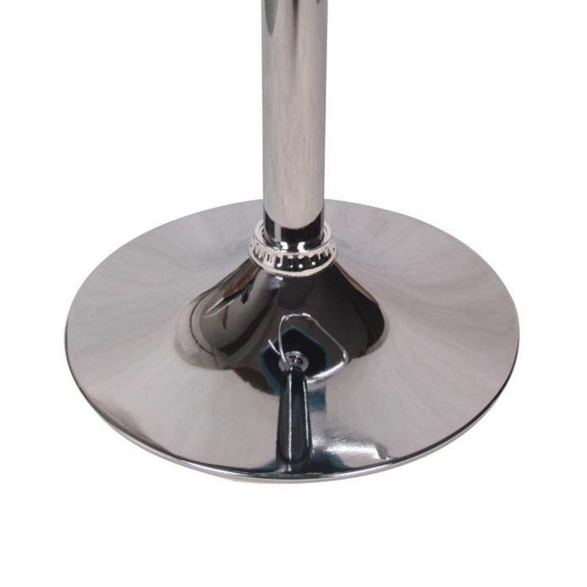 Rendez vous déco Lot de 2 chaises de bar réglables en velours bleu 60/82 cm - Pavo