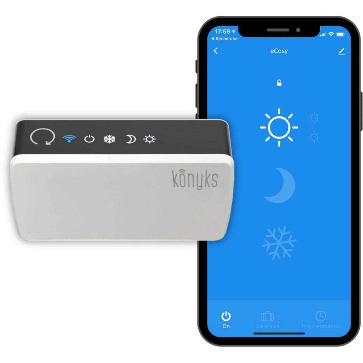 KONYKS Boitier connecté eCosy Controleur WiFi radiateur élec