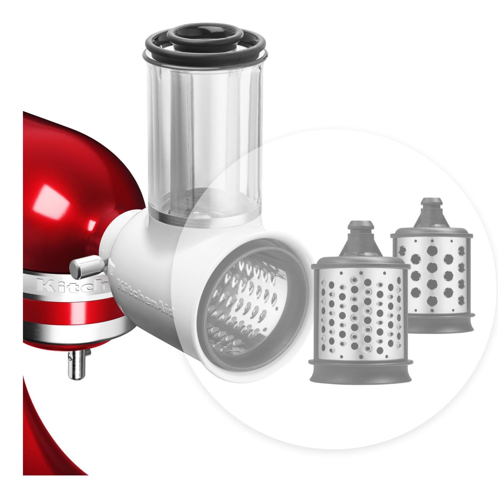 Voir la diapositive 2 : KitchenAid Set de 3 cylindres pour 5ksmvsa pour robot artisan - 5ksmemvsc