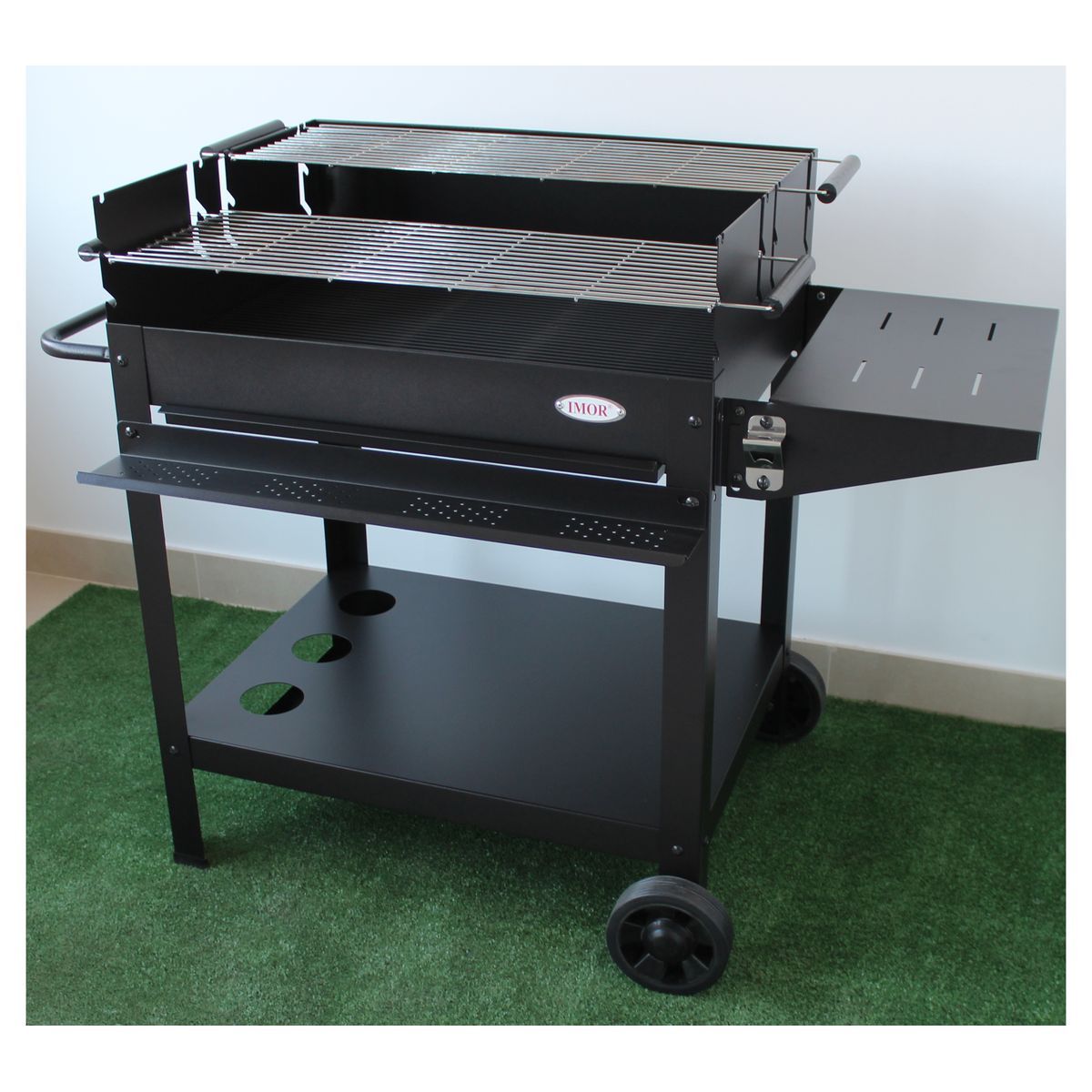 Imor Barbecue charbon de bois en acier XL V20 MADRID
