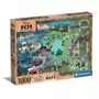 CLEMENTONI Puzzle 1000 pièces : Disney Story Maps : Les 101 Dalmatiens