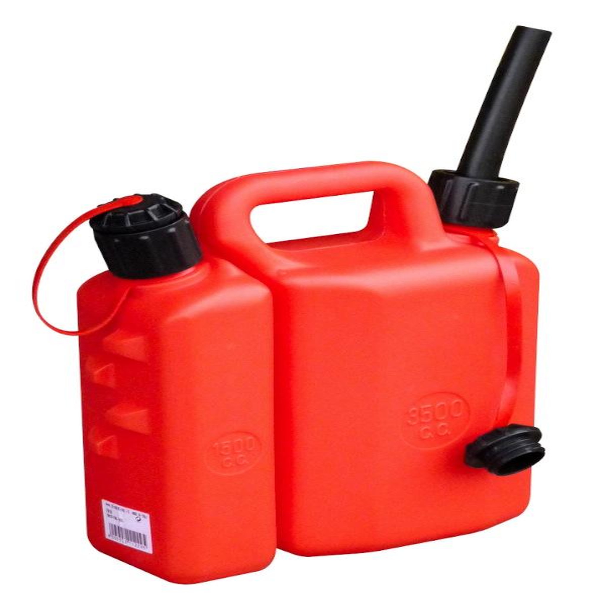 OUTIFRANCE Jerrycan à double compartiment 3,5 + 1,5 L