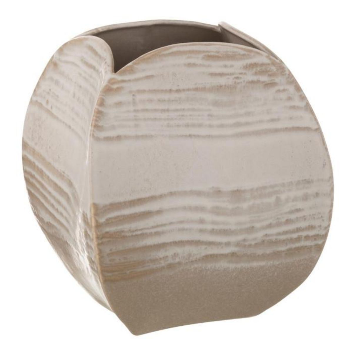 Paris Prix Vase Déco Abstrait  Dewayne  26cm Beige