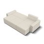 Voir la diapositive 6 : Canapé d'angle convertible et réversible velours côtelé JOY