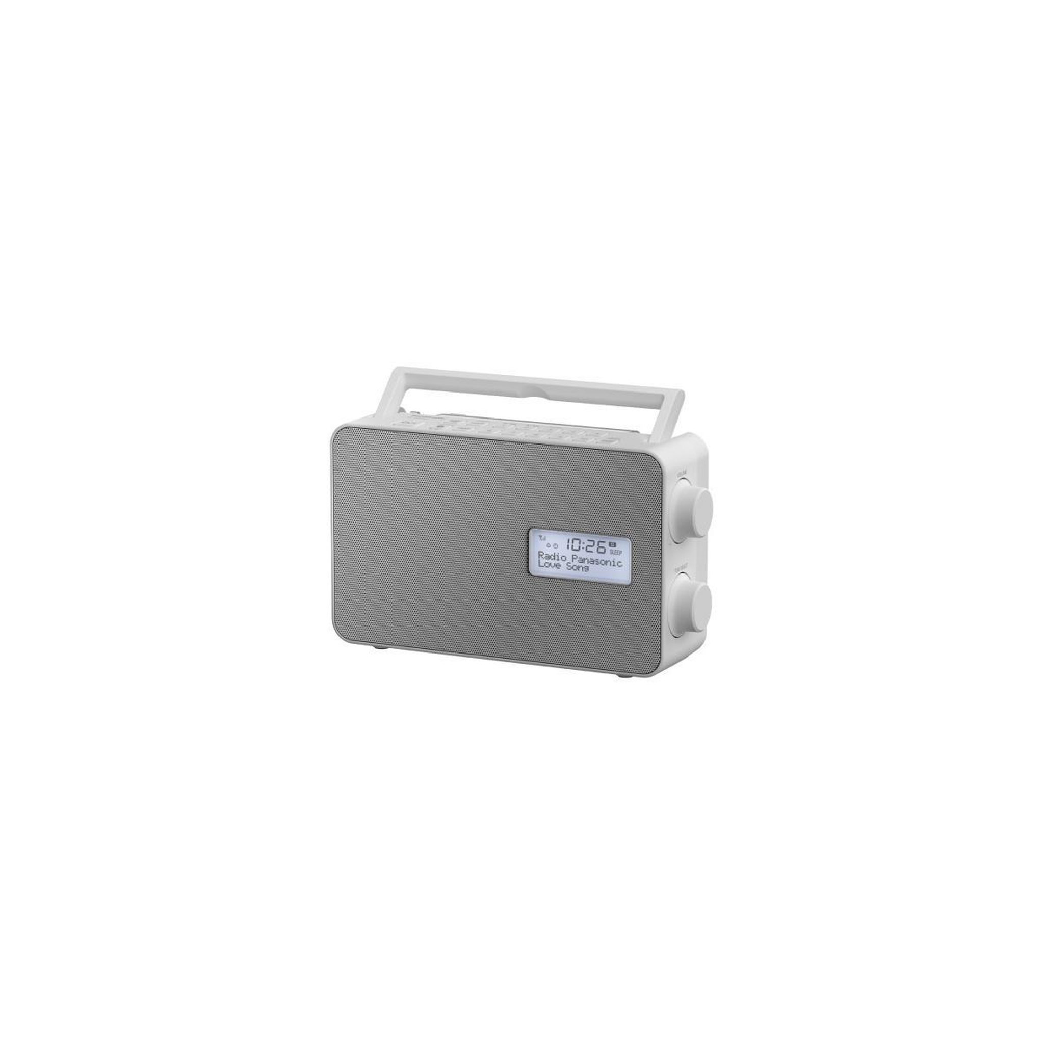 Voir la diapositive 2 : PANASONIC Radio Portable Panasonic RF-D30BTEG Radio DAB+ Digital Gris et Blanc