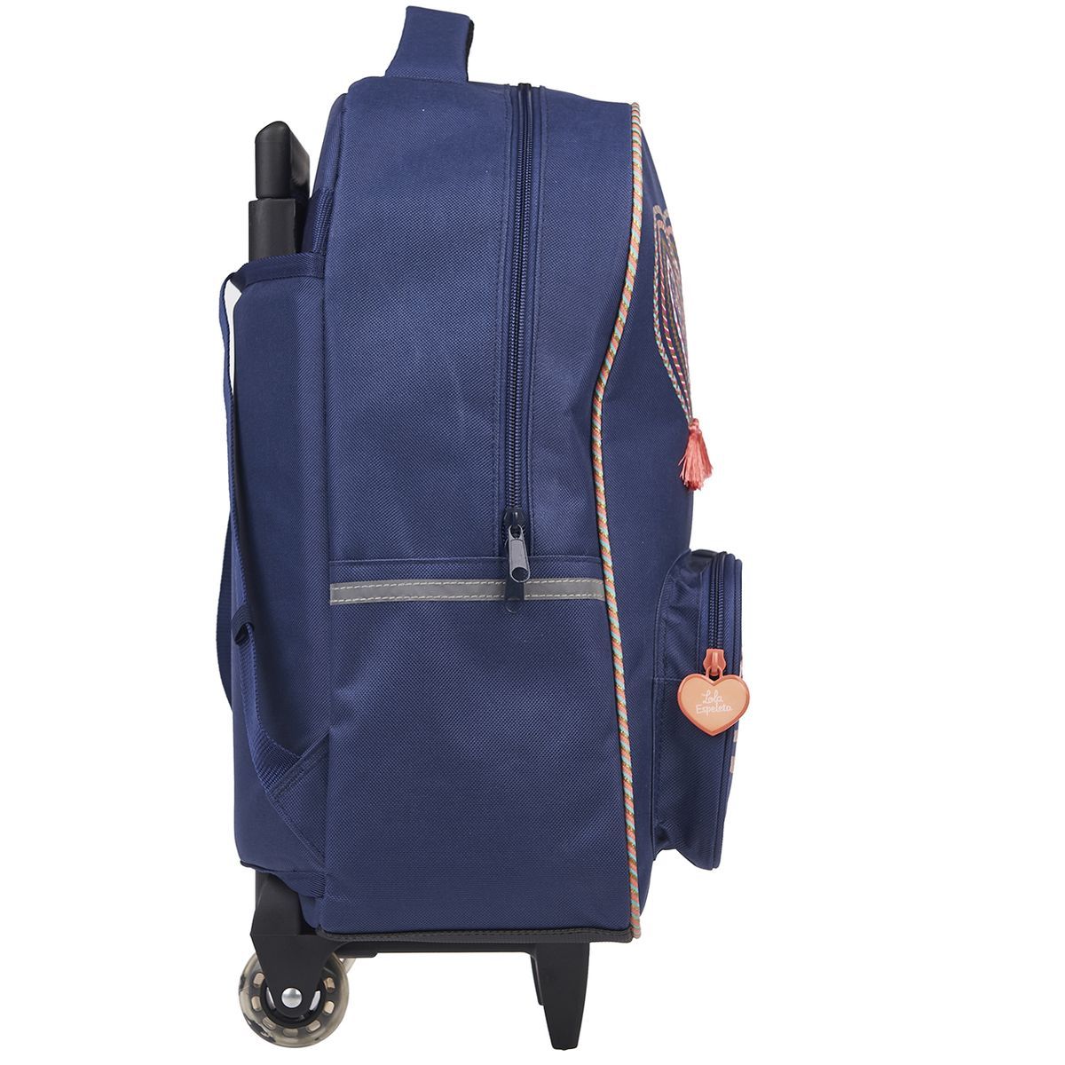 LOLA ESPELETTA Sac à dos à roulettes bleu 