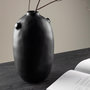 Voir la diapositive 4 : Paris Prix Vase Déco en Céramique  Madi  28cm Noir