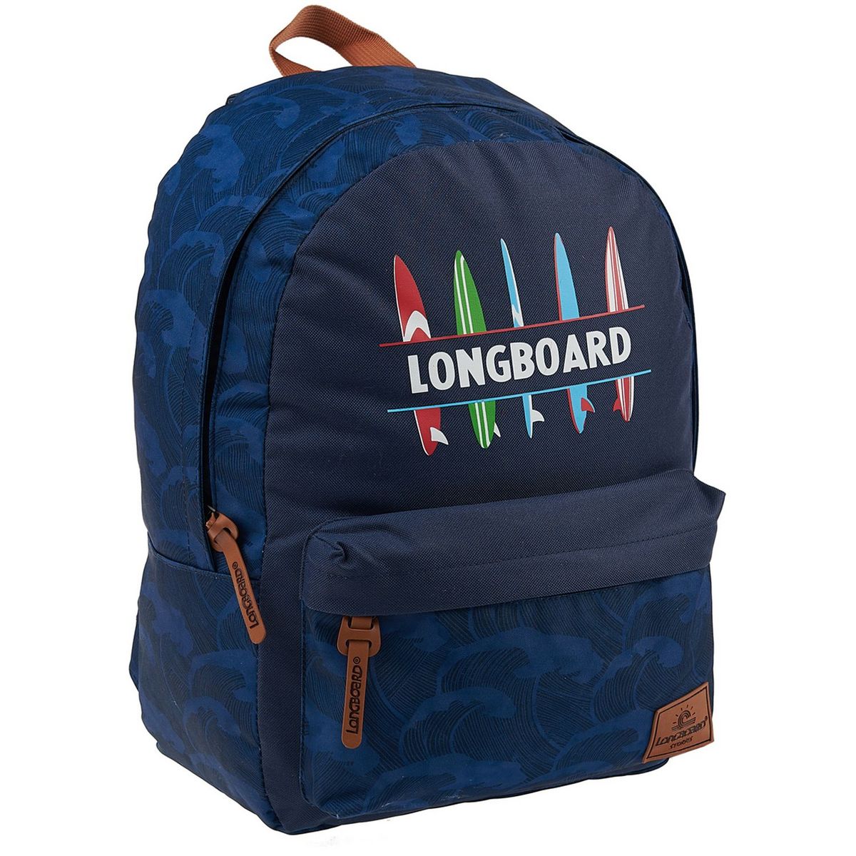 LONGBOARD Sac à dos 1 compartiment Imprimé bleu LONGBOARD