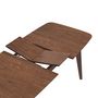 Voir la diapositive 6 : Rendez vous déco Table rectangulaire 4/6 personnes extensible en bois clair 150/180 cm - Oman