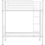 Voir la diapositive 1 : Habitat et Jardin Lit superposé  ADAM  -  90 x 190 cm - Métal - Blanc