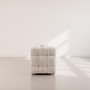 Voir la diapositive 6 : BEST MOBILIER Augustin - canapé droit 3 places en velours texturé