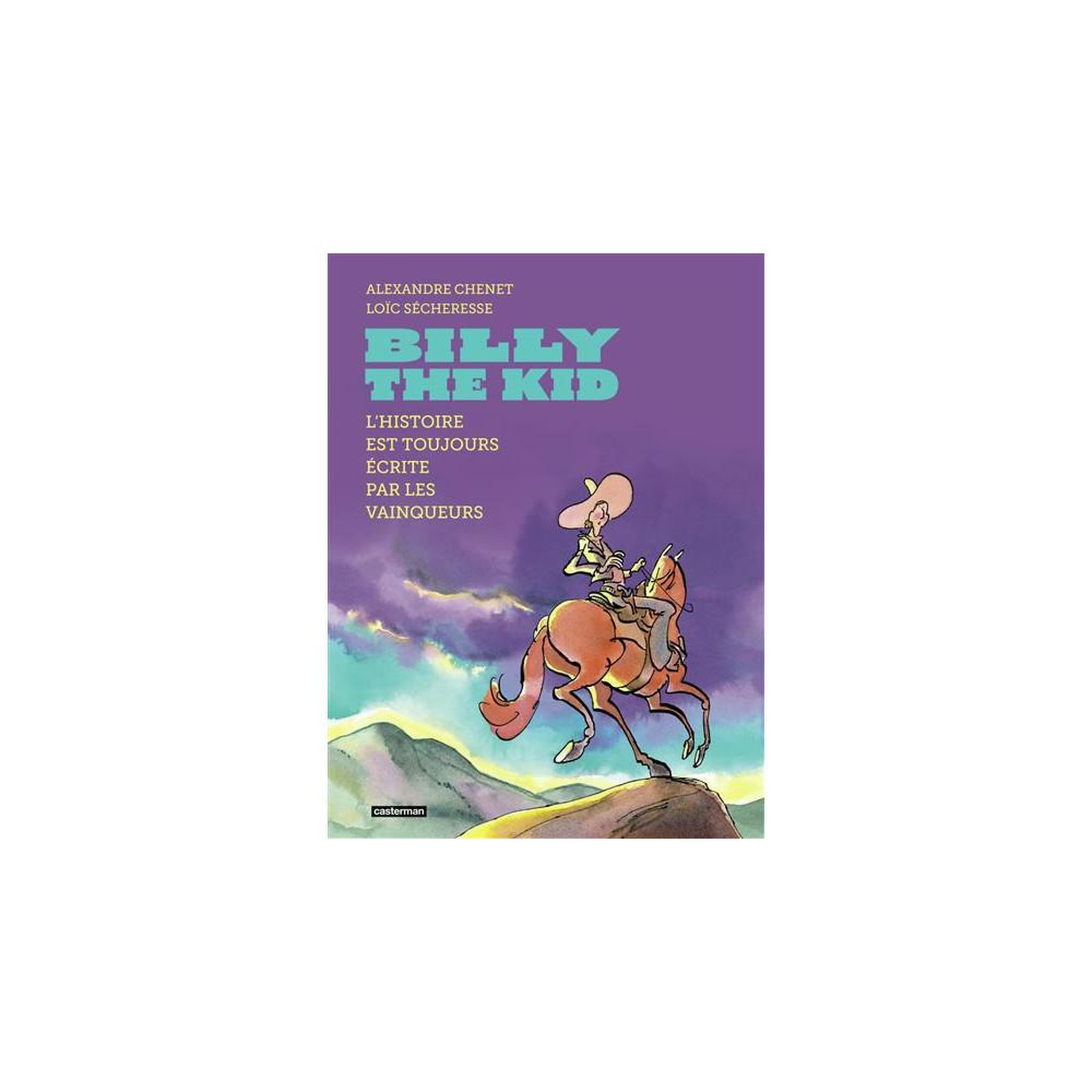 Bd billy the kid : l'histoire est toujours écrite par les vainqueurs, humour western et biographie