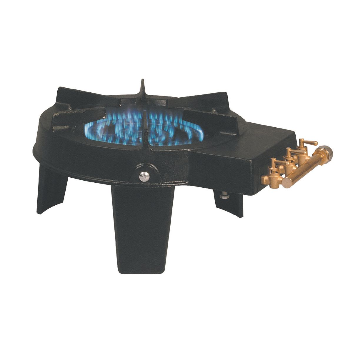 Réchaud fonte à gaz 1 brûleur 3 robinets