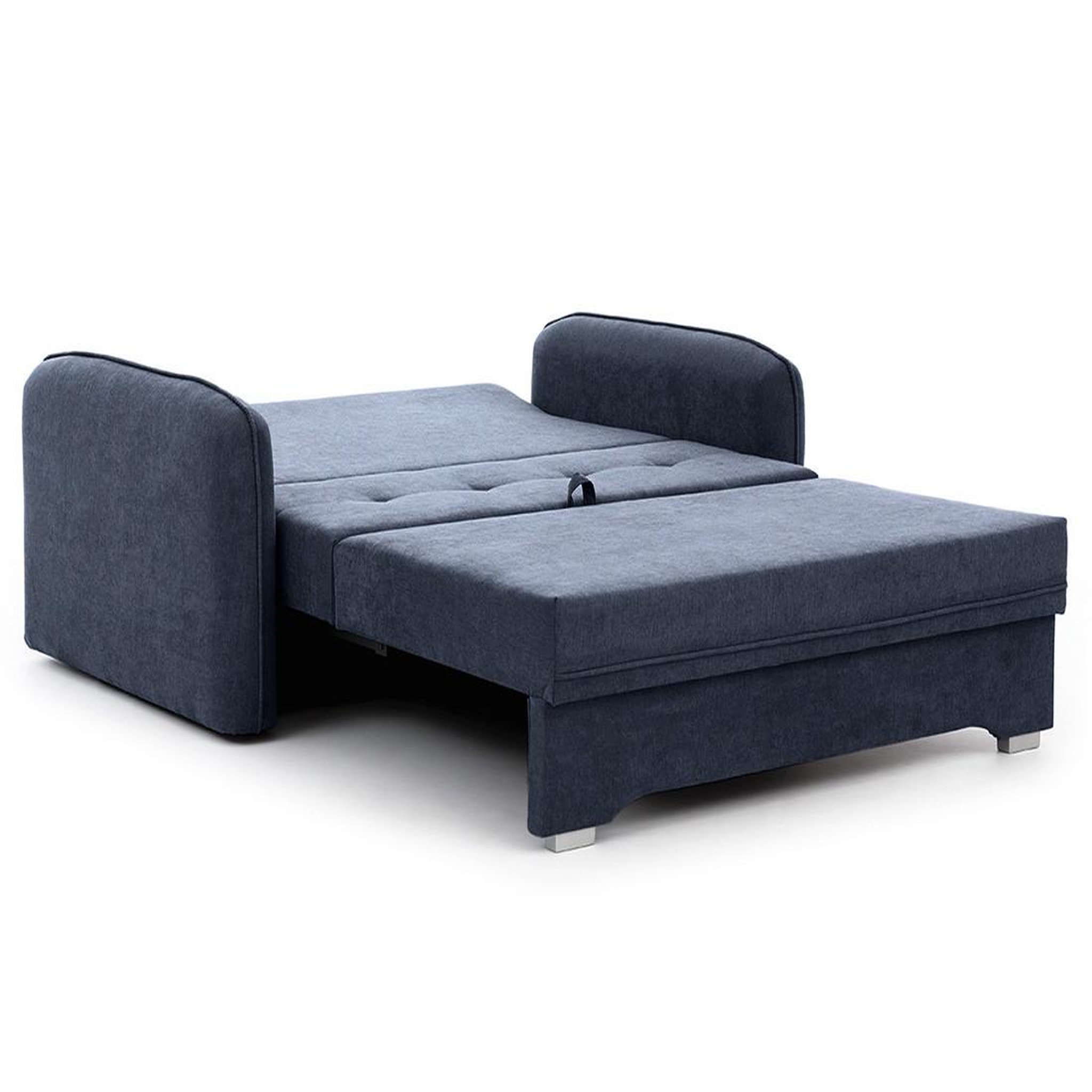 Voir la diapositive 5 : BEST MOBILIER Michelle - canapé droit 3 places convertible avec coffre en velours