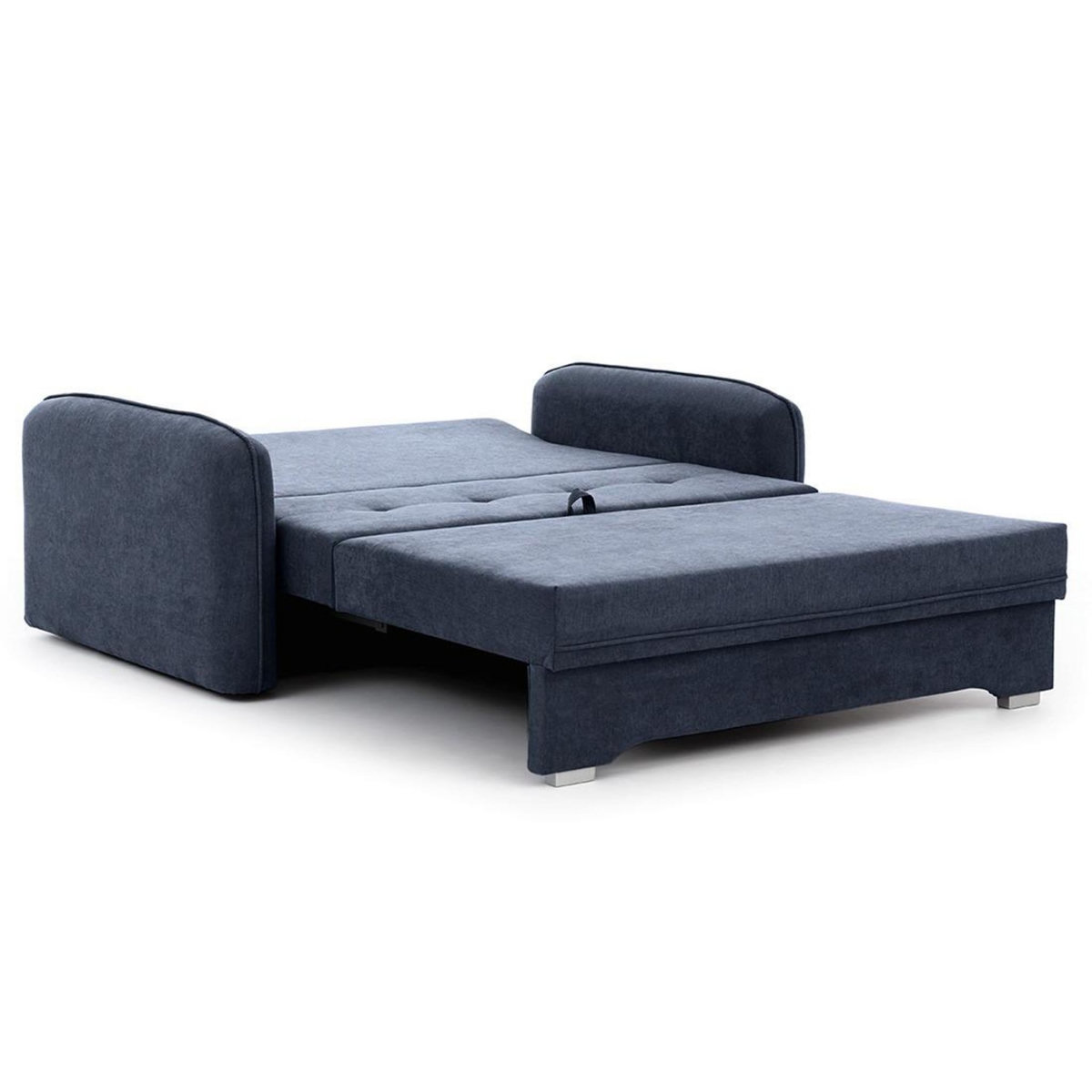 BEST MOBILIER Michelle - canapé droit 3 places convertible avec coffre en velours