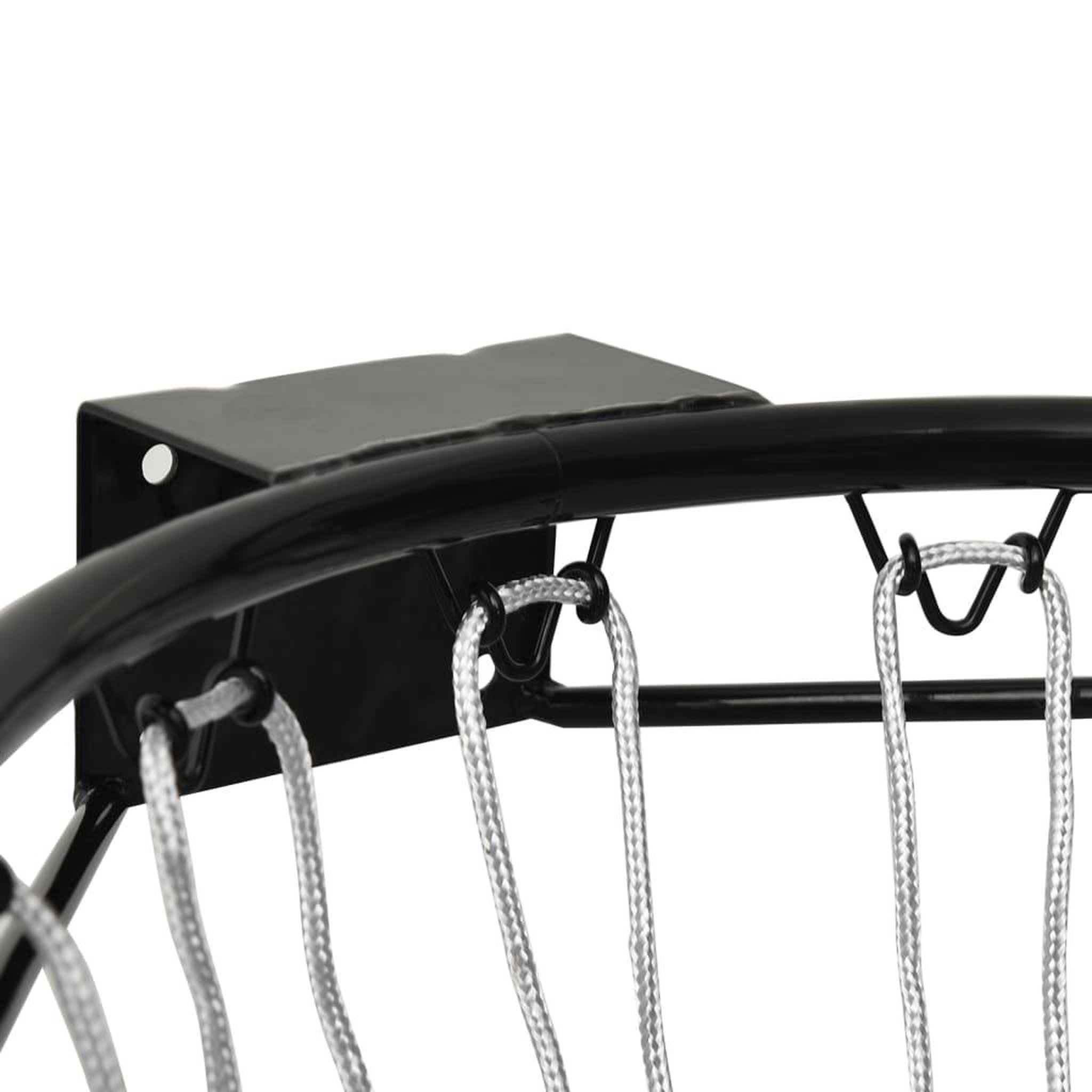 Voir la diapositive 5 : VIDAXL Cerceau de basket Noir 39 cm Acier