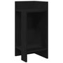 Voir la diapositive 2 : VIDAXL Table d'appoint avec etagere noir 25,5x27x60 cm
