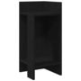 Voir la diapositive 2 : VIDAXL Table d'appoint avec etagere noir 25,5x27x60 cm