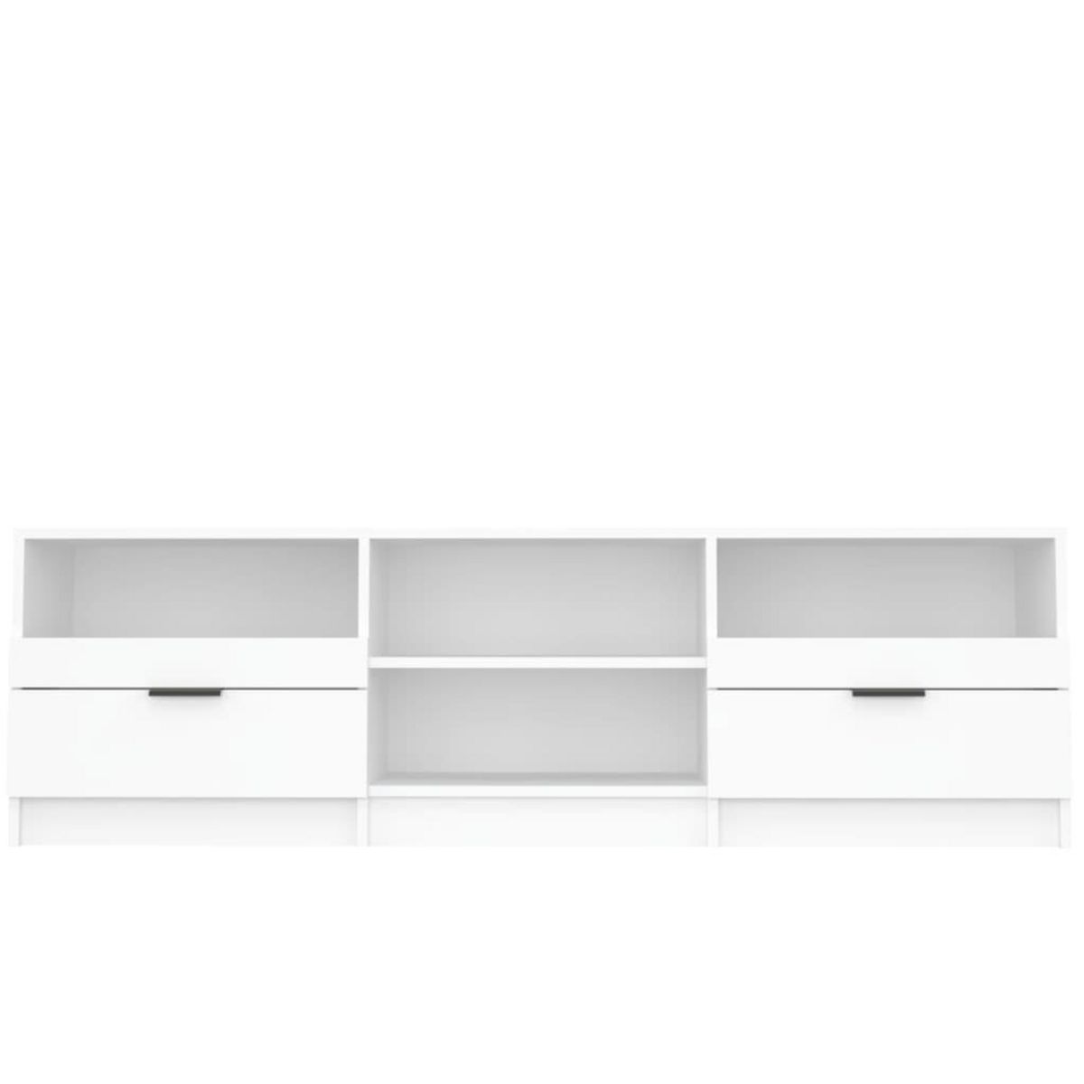 VIDAXL Meuble TV Blanc 150x33,5x45 cm Bois d'ingenierie