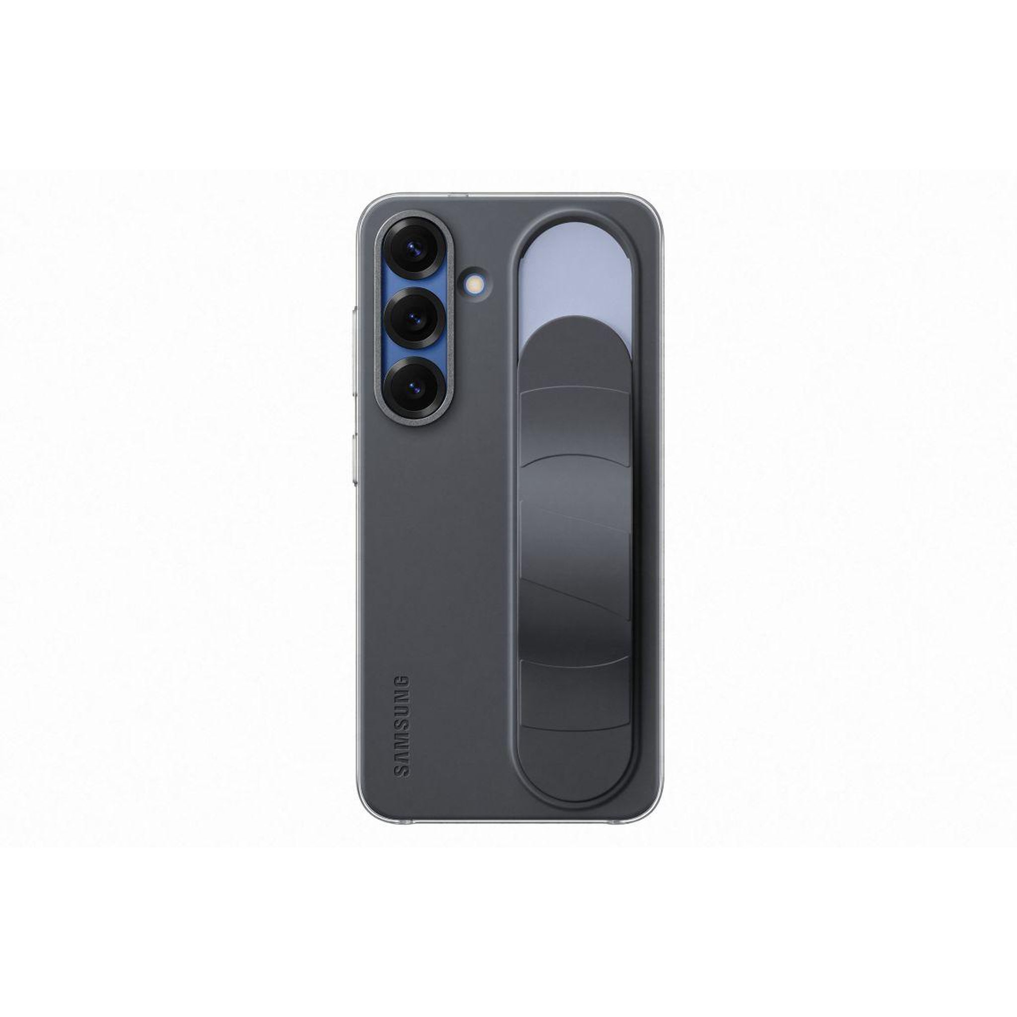 Samsung Coque Galaxy S25 avec lanière Noir