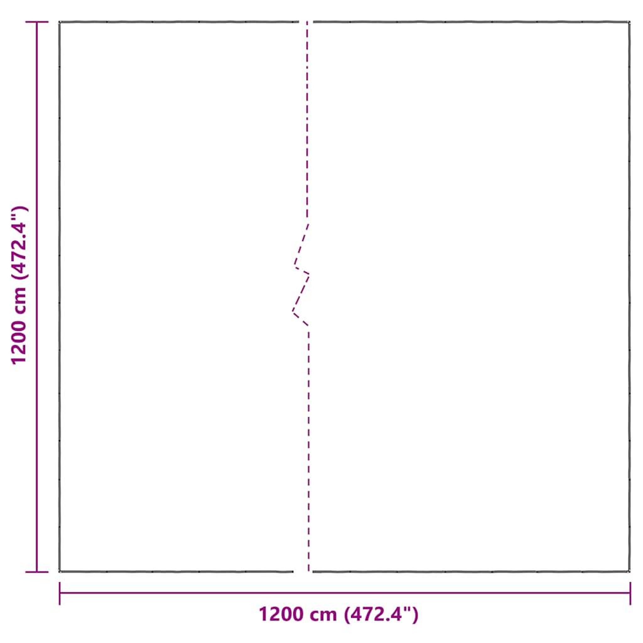 Voir la diapositive 6 : VIDAXL Bache transparente avec œillets 12x12 m polyethylene